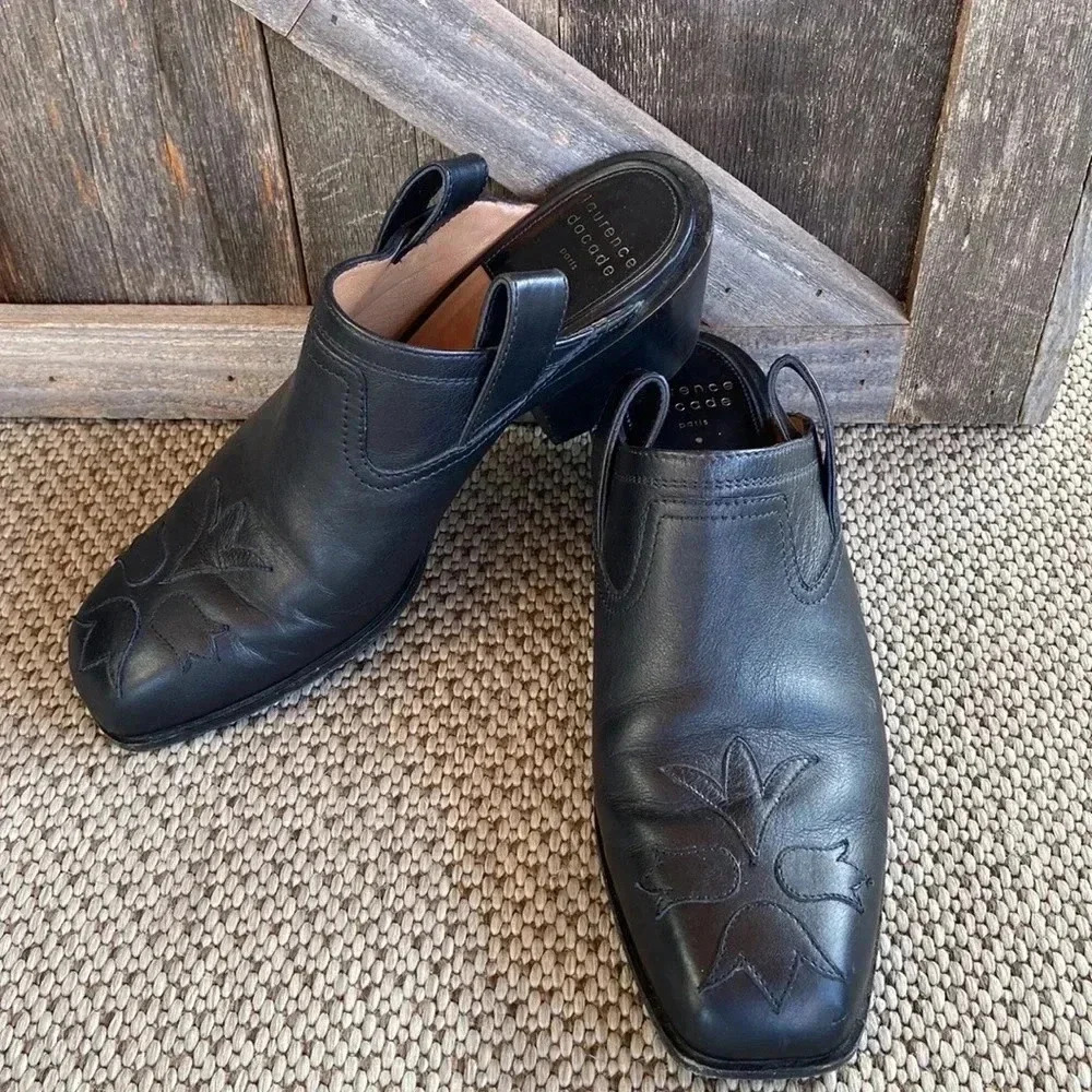 Laurence Dacade | Leather  Mules